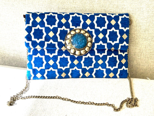 Zellige-Sac a main Artisanal Marocain