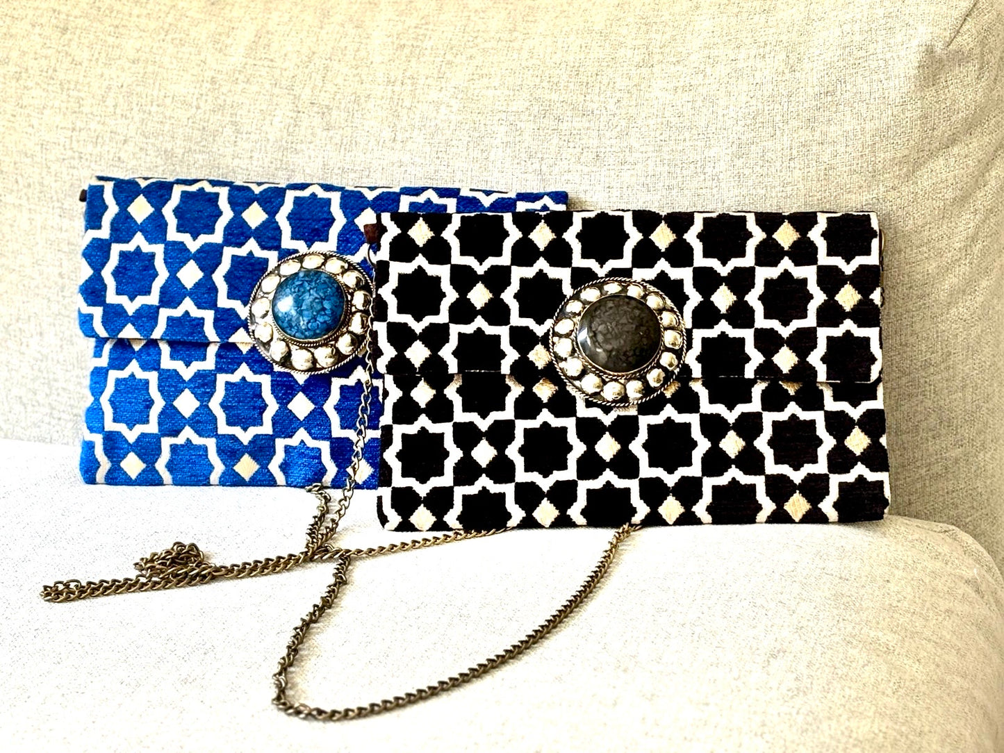 Zellige-Sac a main Artisanal Marocain