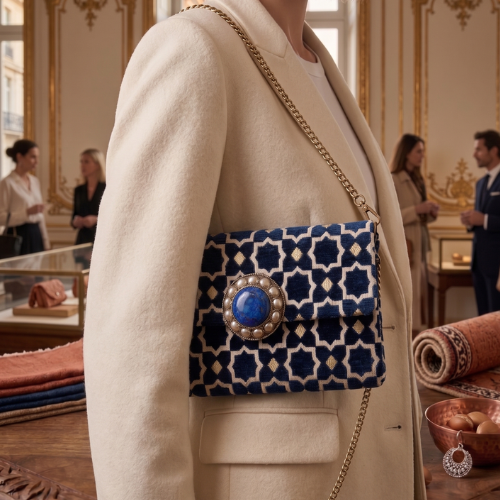 Zellige-Sac a main Artisanal Marocain