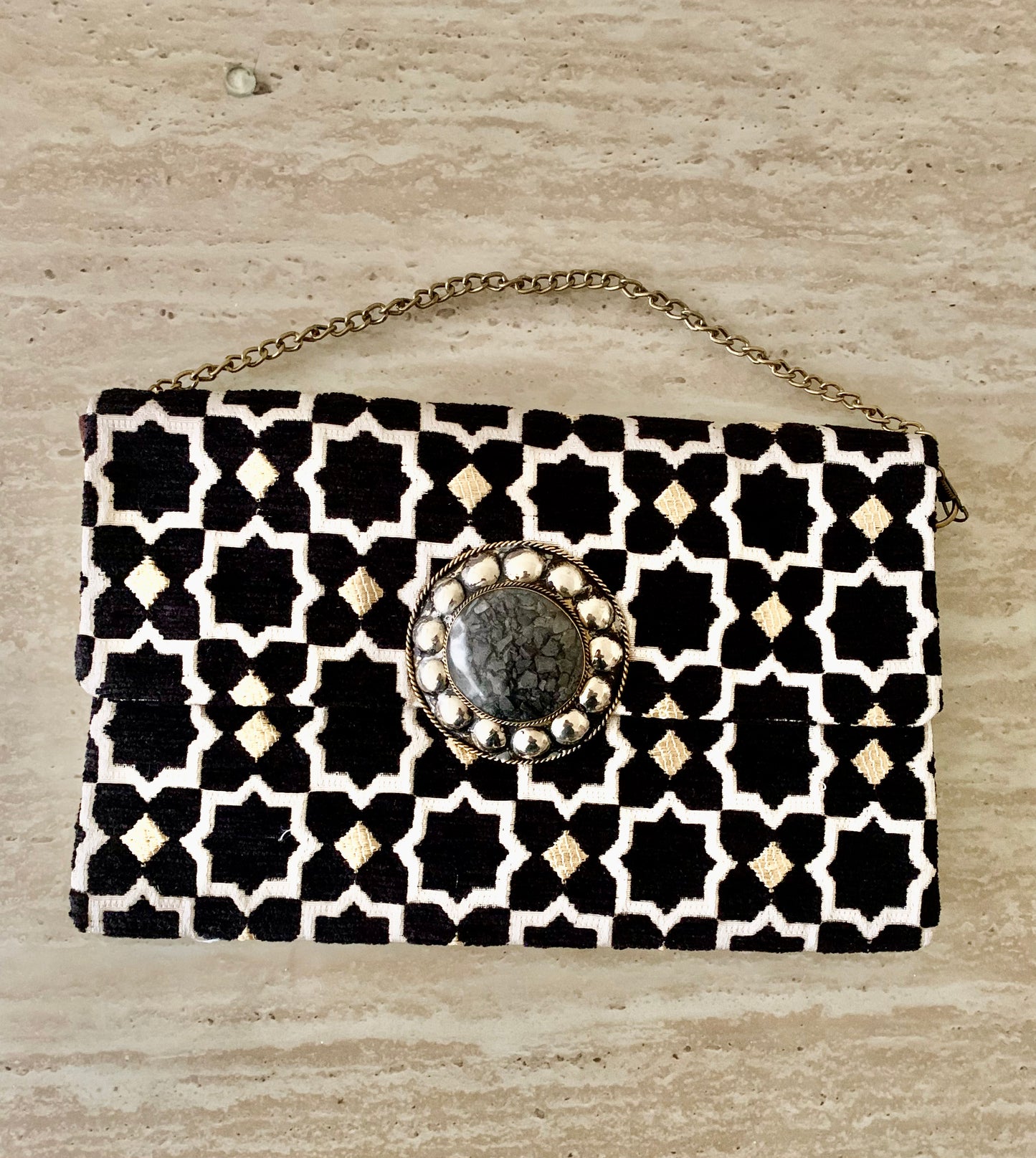 Zellige-Sac a main Artisanal Marocain