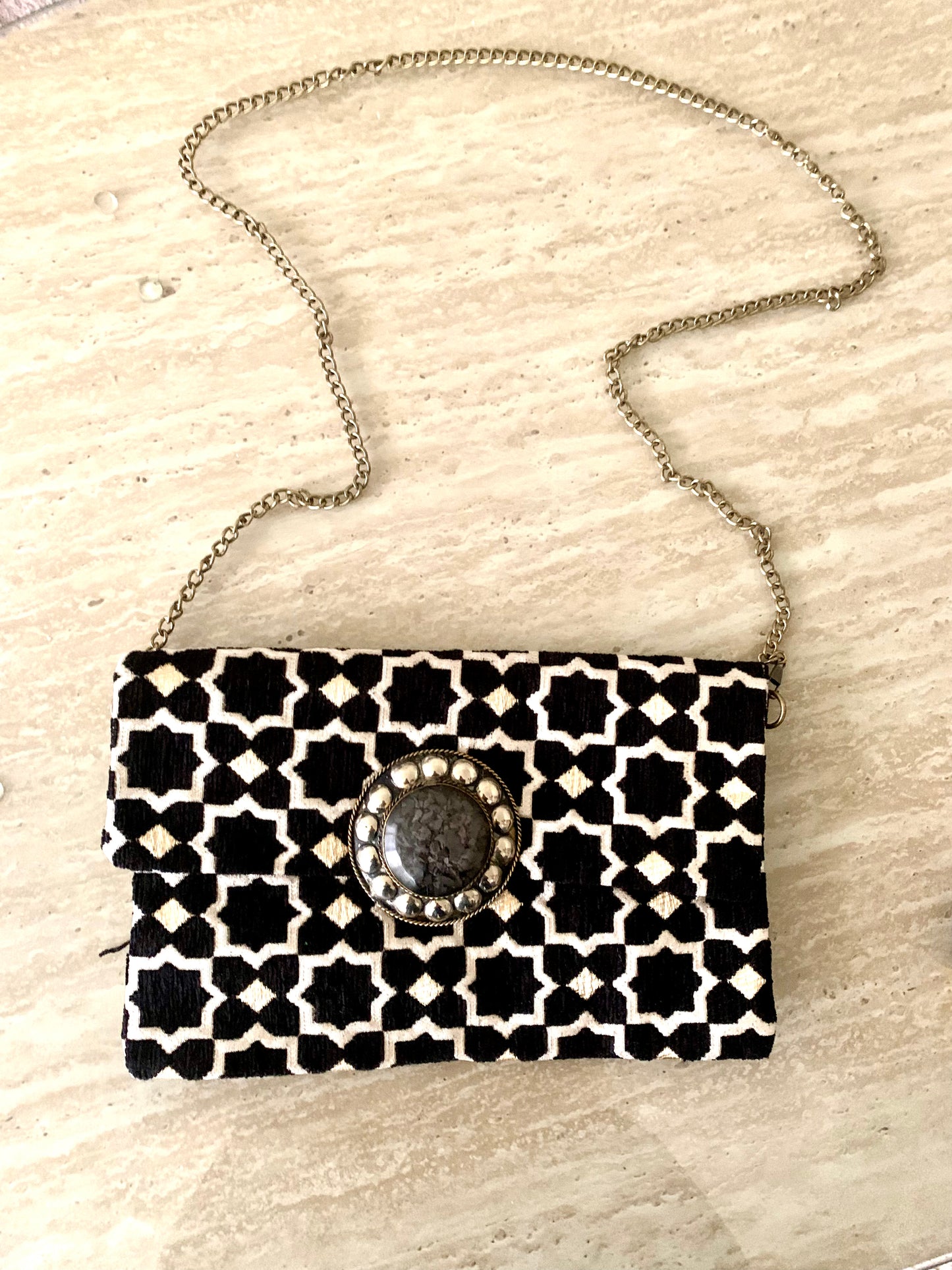 Zellige-Sac a main Artisanal Marocain