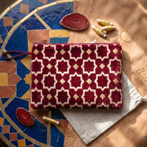 Perle d’Atlas – Pochette Artisanale Marocaine