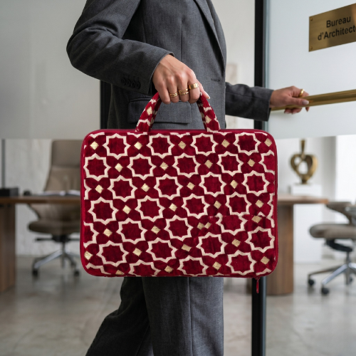 ATLAS TECH – Pochette PC Artisanale Marocaine