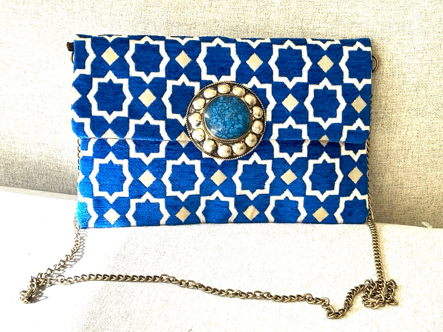 Zellige-Sac a main Artisanal Marocain